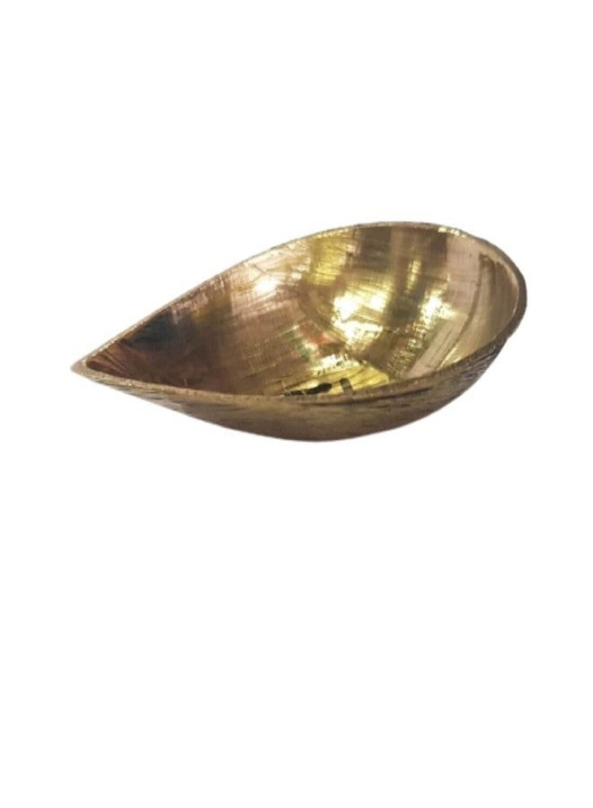 MAYAPURI 3 inches Handmade Pital Pradip, Pure Brass Diya/Pradeep for Daily Usage (Pack of 2) - Image 1